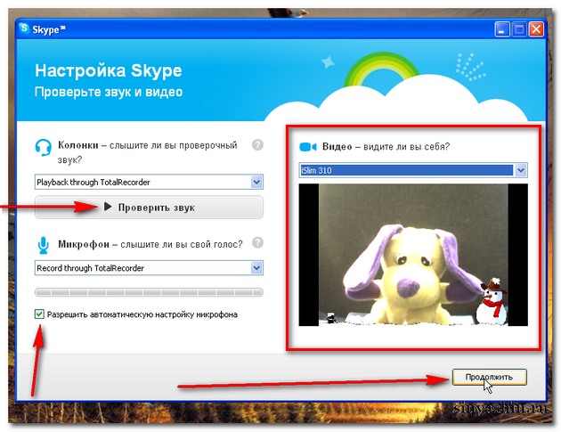 Skype. Настроить звук и веб - камеру